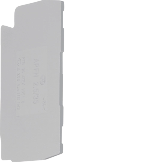 Endplatte und Trenn­platte