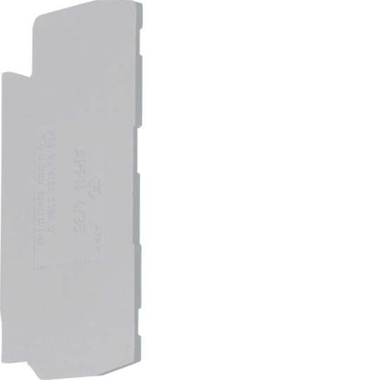 Endplatte und Trenn­platte